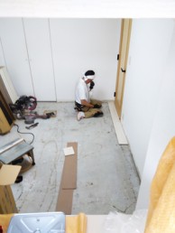 カーペットからフローリングに変更してすっきり広々　大田区M様邸